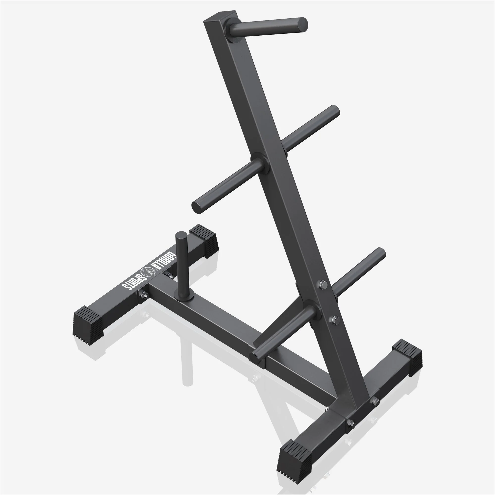 Scheibenständer Hantelbaum mit 4 Stangen 30/31 mm Schwarz/Weiß - Image 13