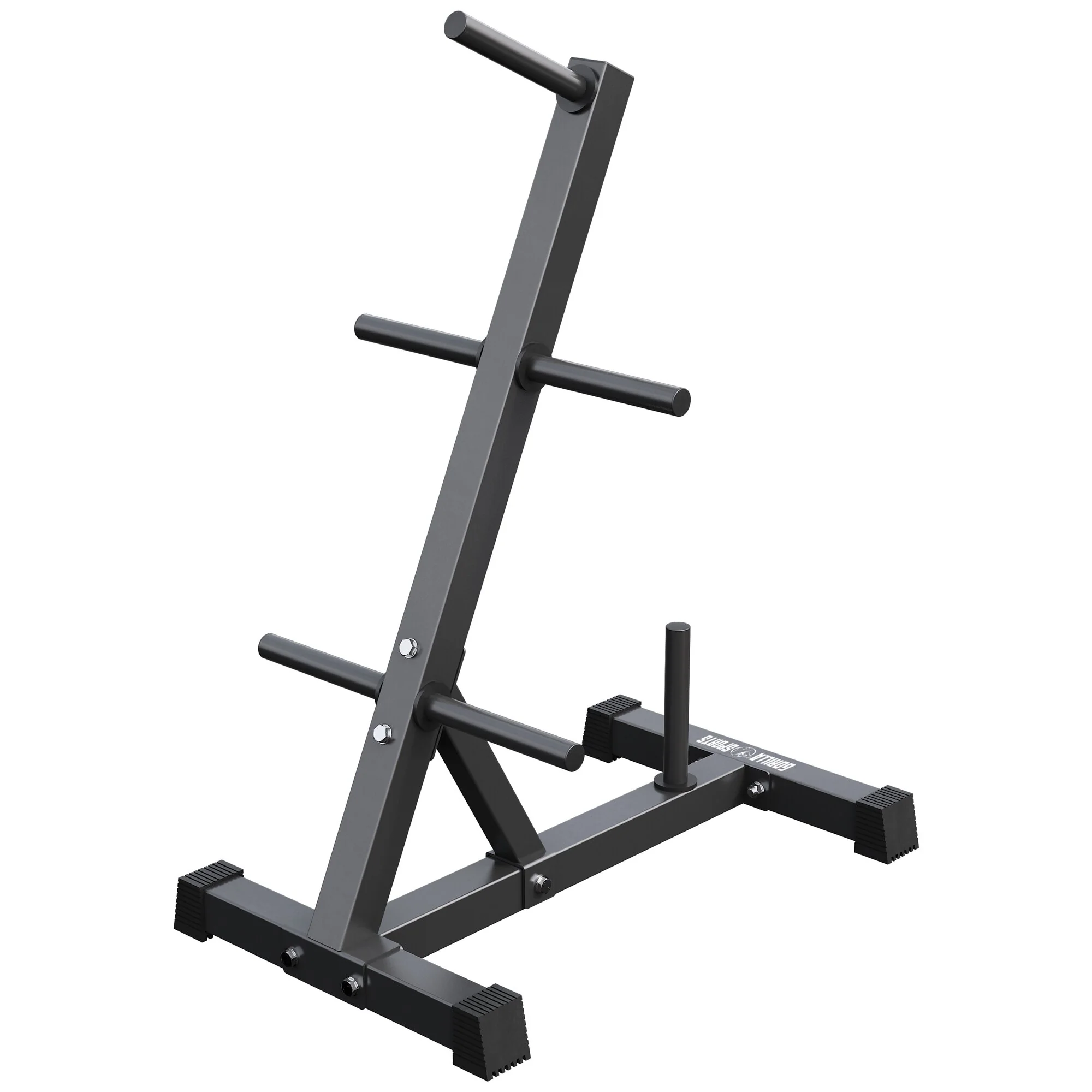 Scheibenständer Hantelbaum mit 4 Stangen 30/31 mm Schwarz/Weiß - Image 9
