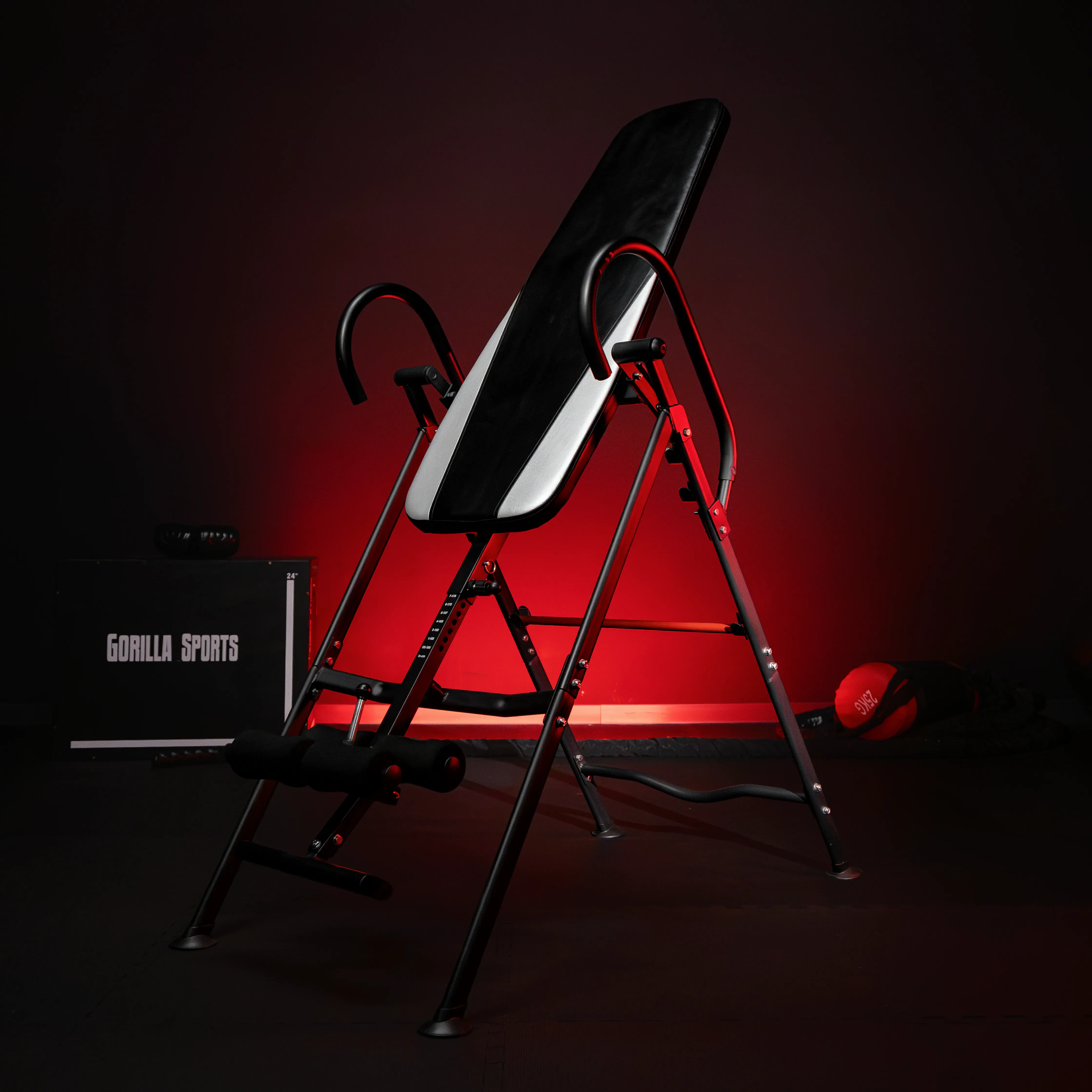 Schwerkrafttrainer Schwarz/Silber/Rot - Image 6