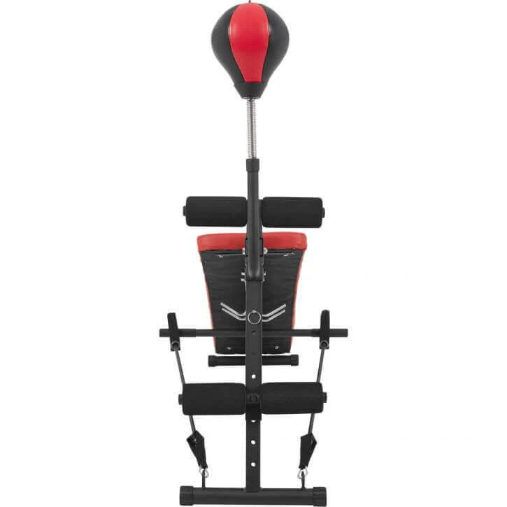 Sit Up Bank mit Punching Ball und Widerstandsbändern - Image 5