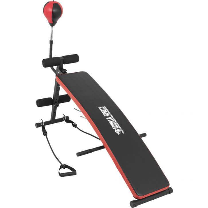 Sit Up Bank mit Punching Ball und Widerstandsbändern - Image 8