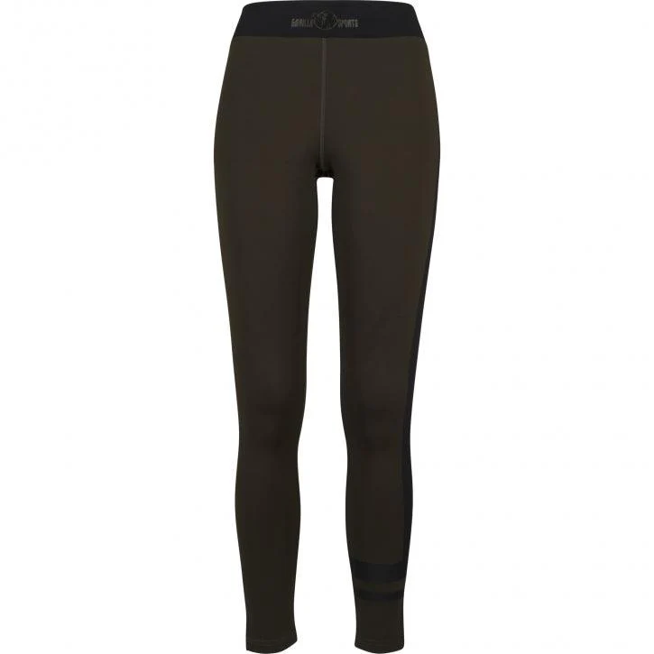 Sport Leggings in Schwarz/Rosa und Schwarz/Olive - Image 3