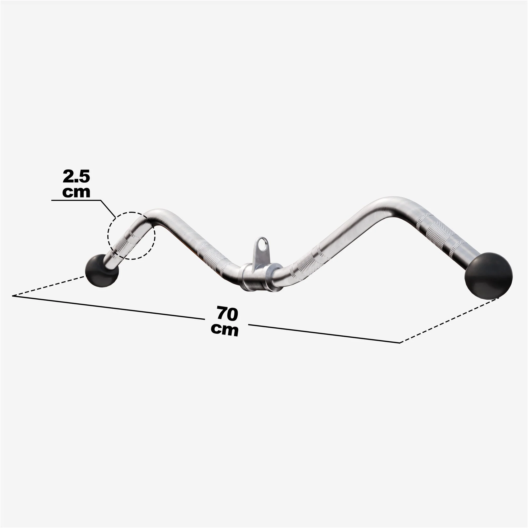 SZ-Curl-Griff inklusive Curl-Drehgelenk aus Chrom - Image 5