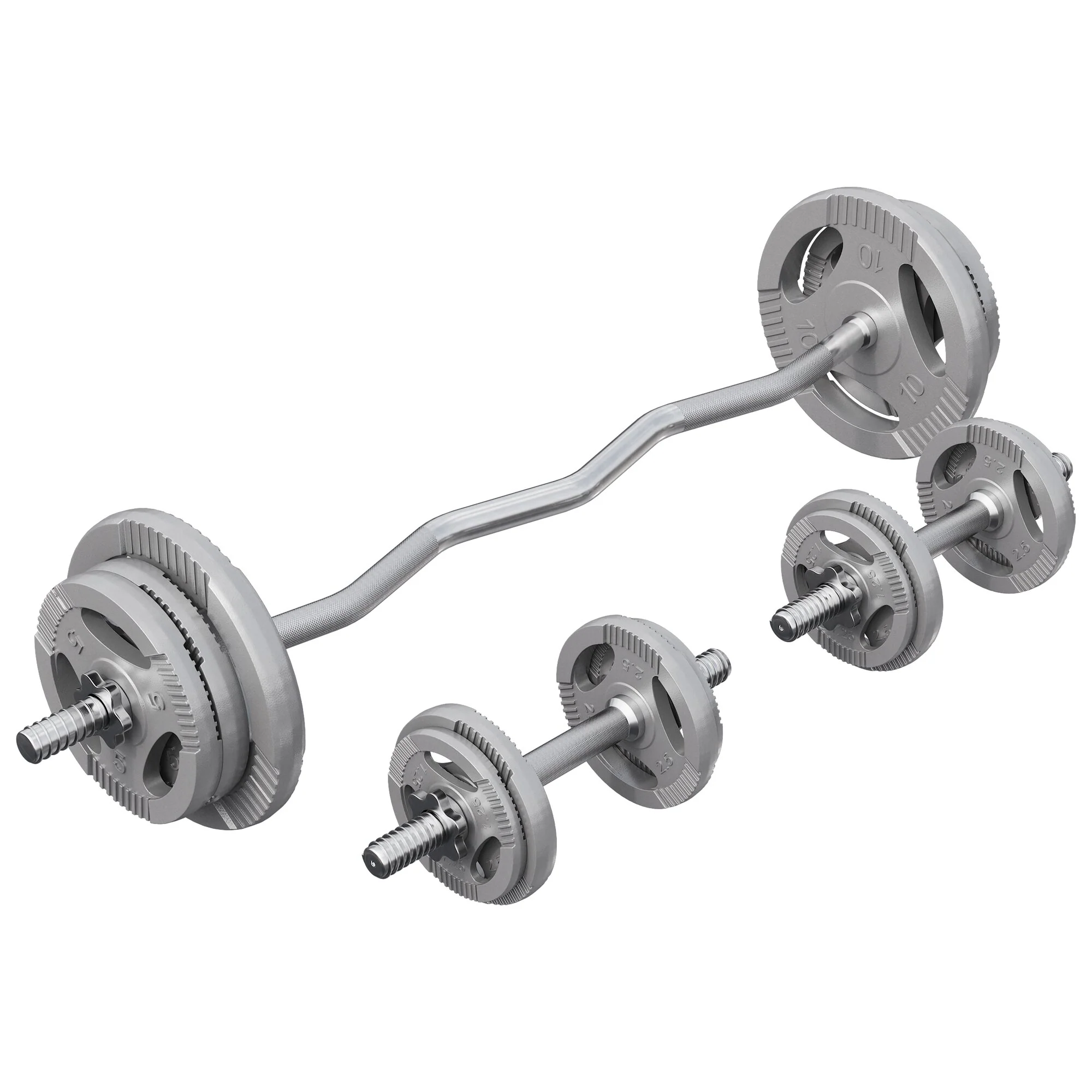 SZ-Curlset Gusseisen Gripper 70 kg