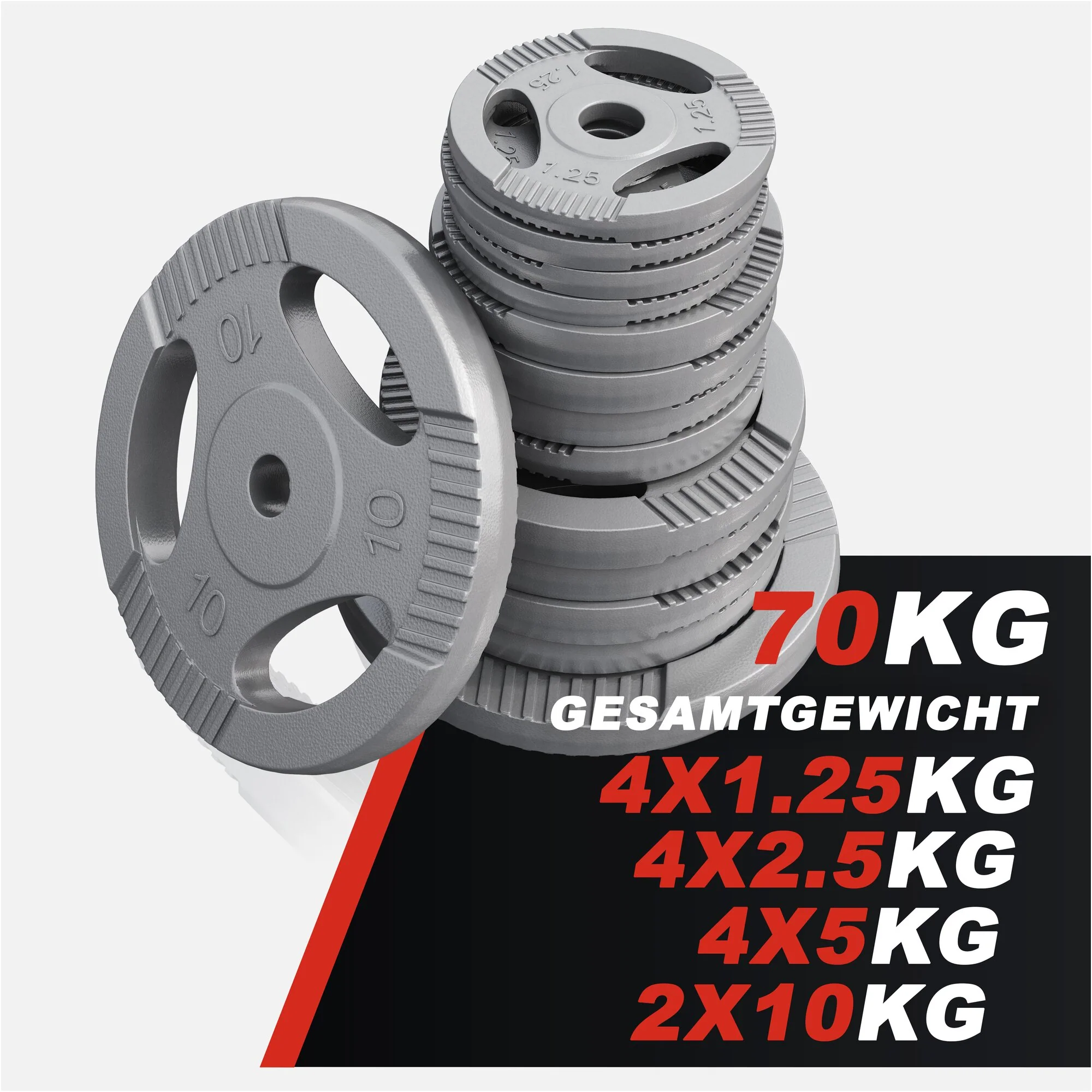 SZ-Curlset Gusseisen Gripper 70 kg - Image 6