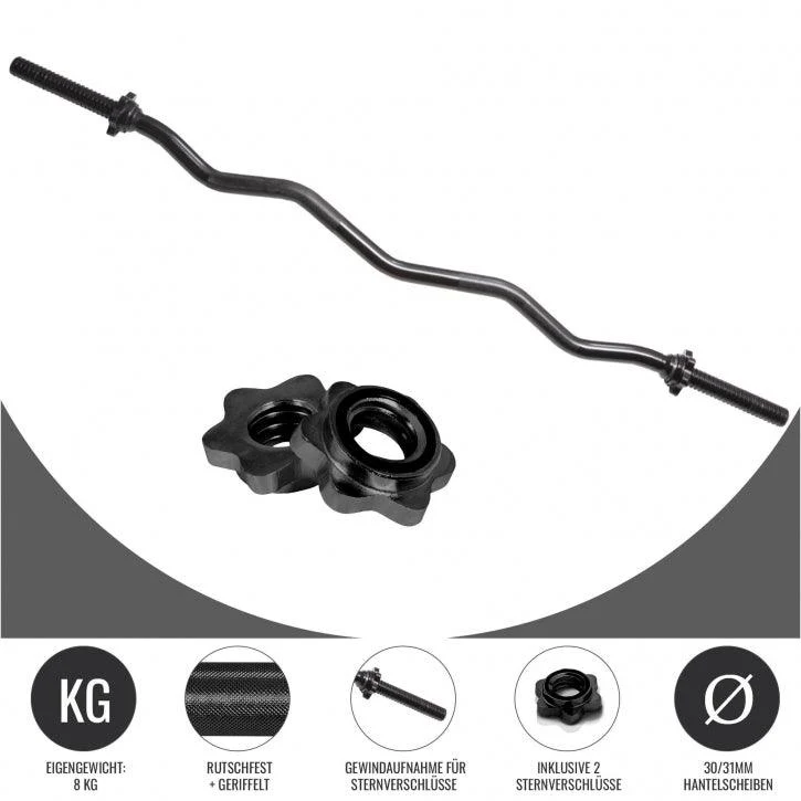 SZ-Curlstange 120 cm mit Sternverschluss - Image 6