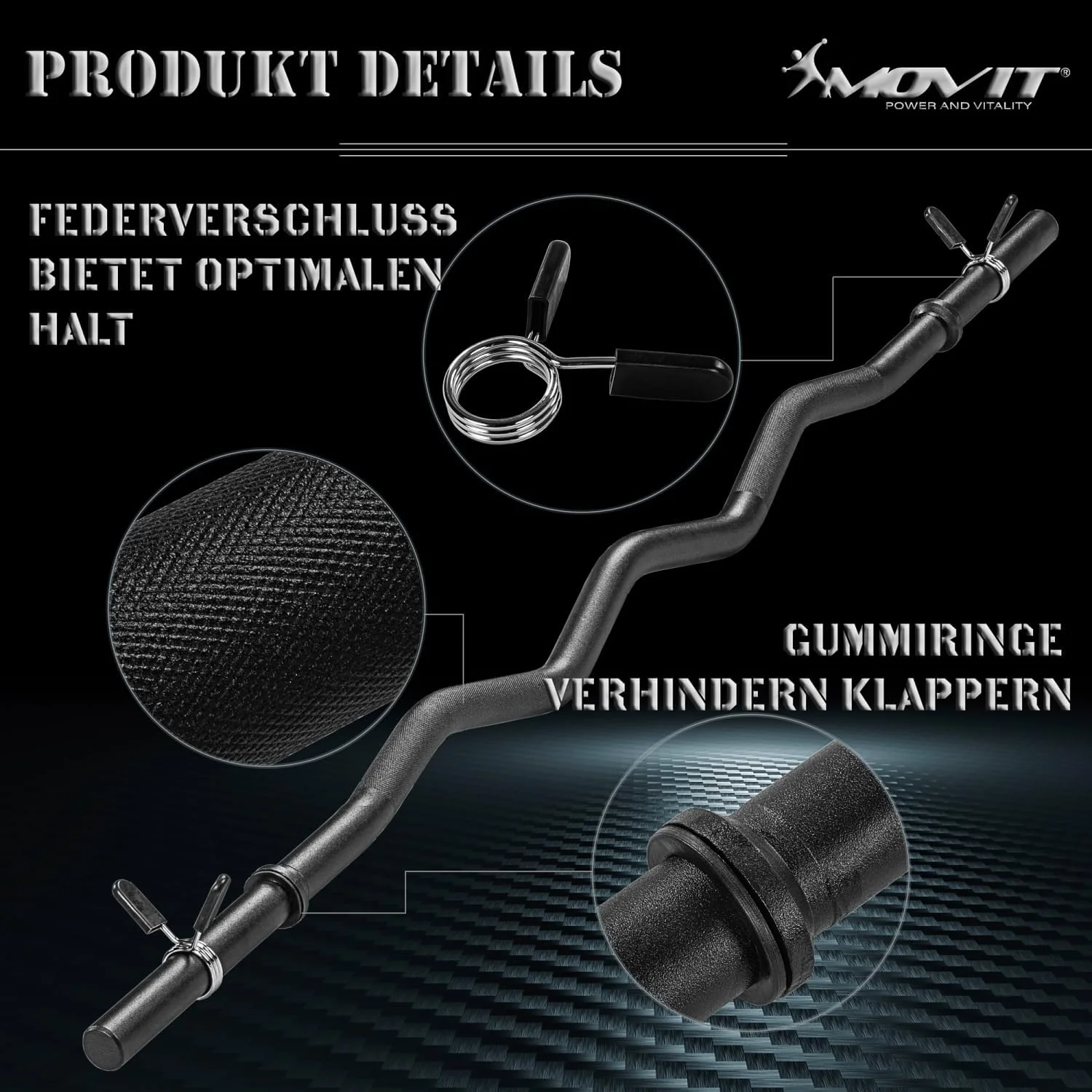 SZ-Hantelstange 130 cm mit Verschlüssen - Image 10