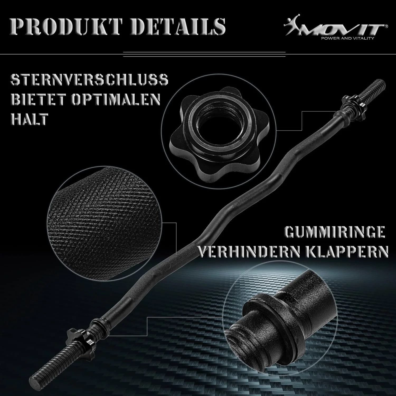 SZ-Hantelstange 130 cm mit Verschlüssen - Image 8