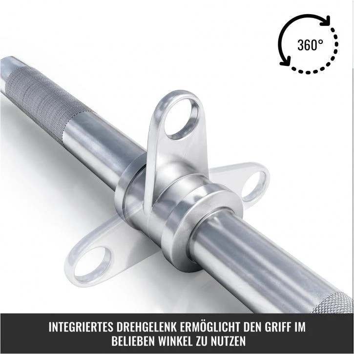 Trizeps Bizeps Stange mit Drehgelenk aus Chrom - Image 4