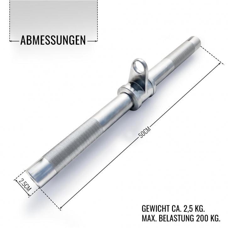 Trizeps Bizeps Stange mit Drehgelenk aus Chrom - Image 5