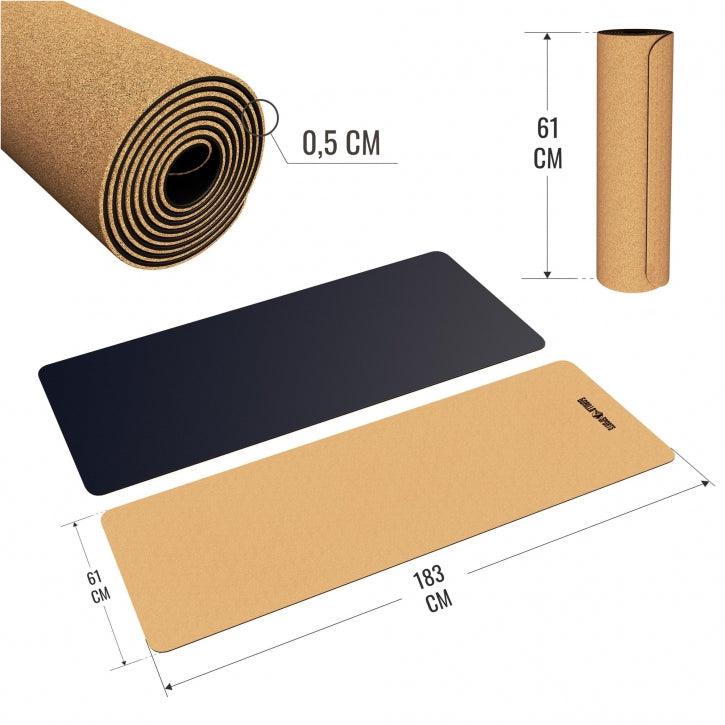 Yogamatte Kork 0,5 cm Dicke - Image 6
