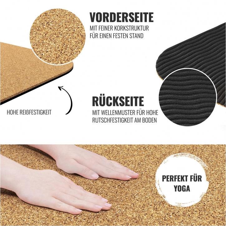 Yogamatte Kork 0,5 cm Dicke - Image 7